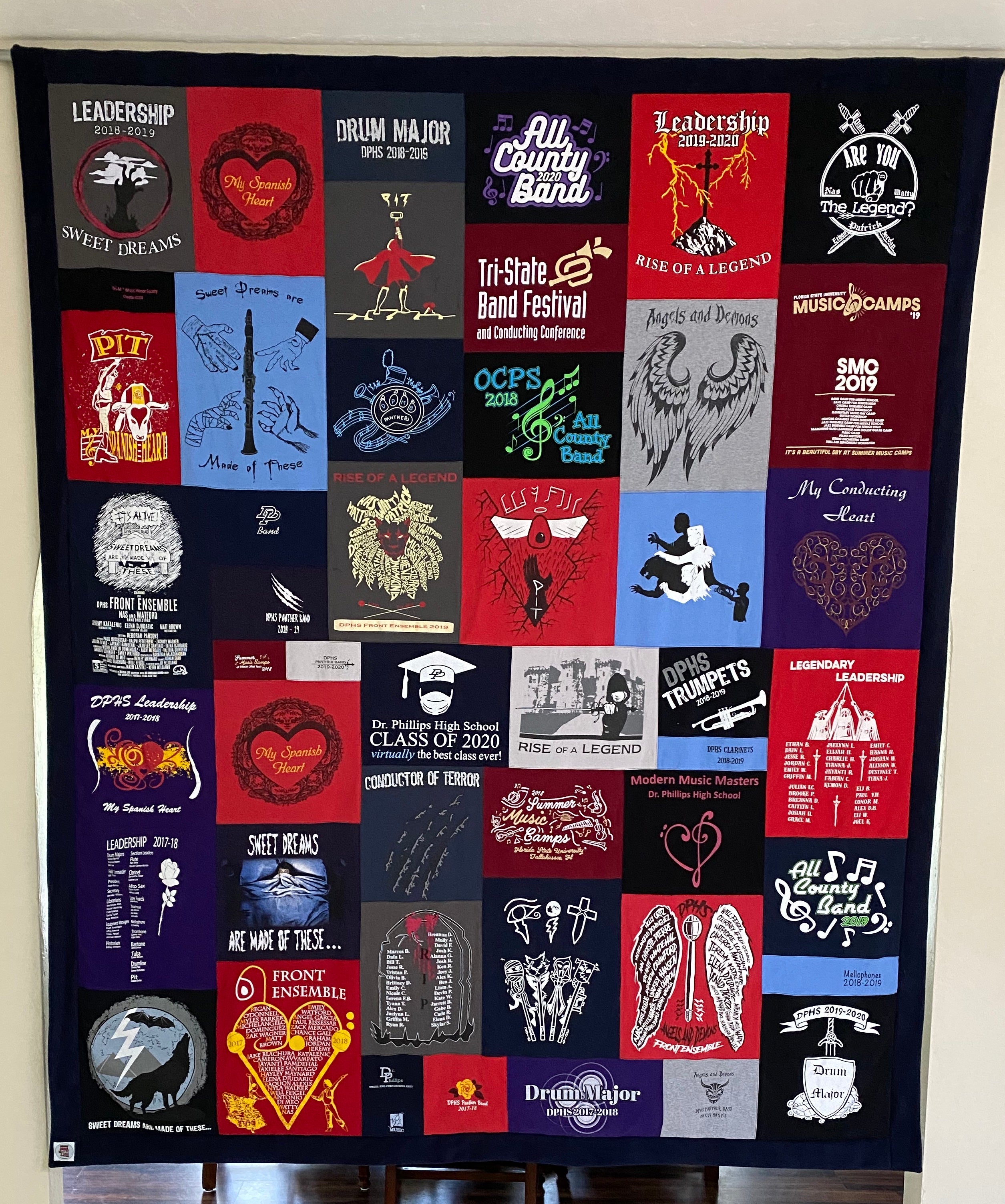 Band t shirt discount blanket